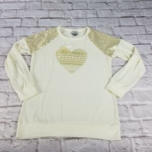 G1699 jerry Leigh large top gold white cream